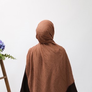 Bambu Kraşlı Şal - Tarçın