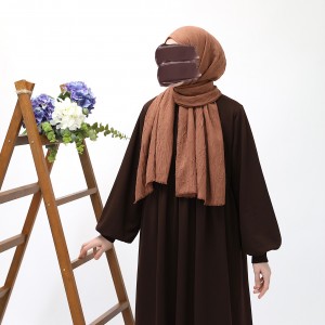 Bambu Kraşlı Şal - Tarçın