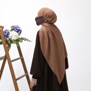 Bambu Kraşlı Şal - Tarçın