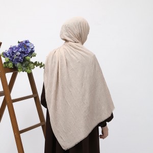 Bambu Kraşlı Şal - Taş
