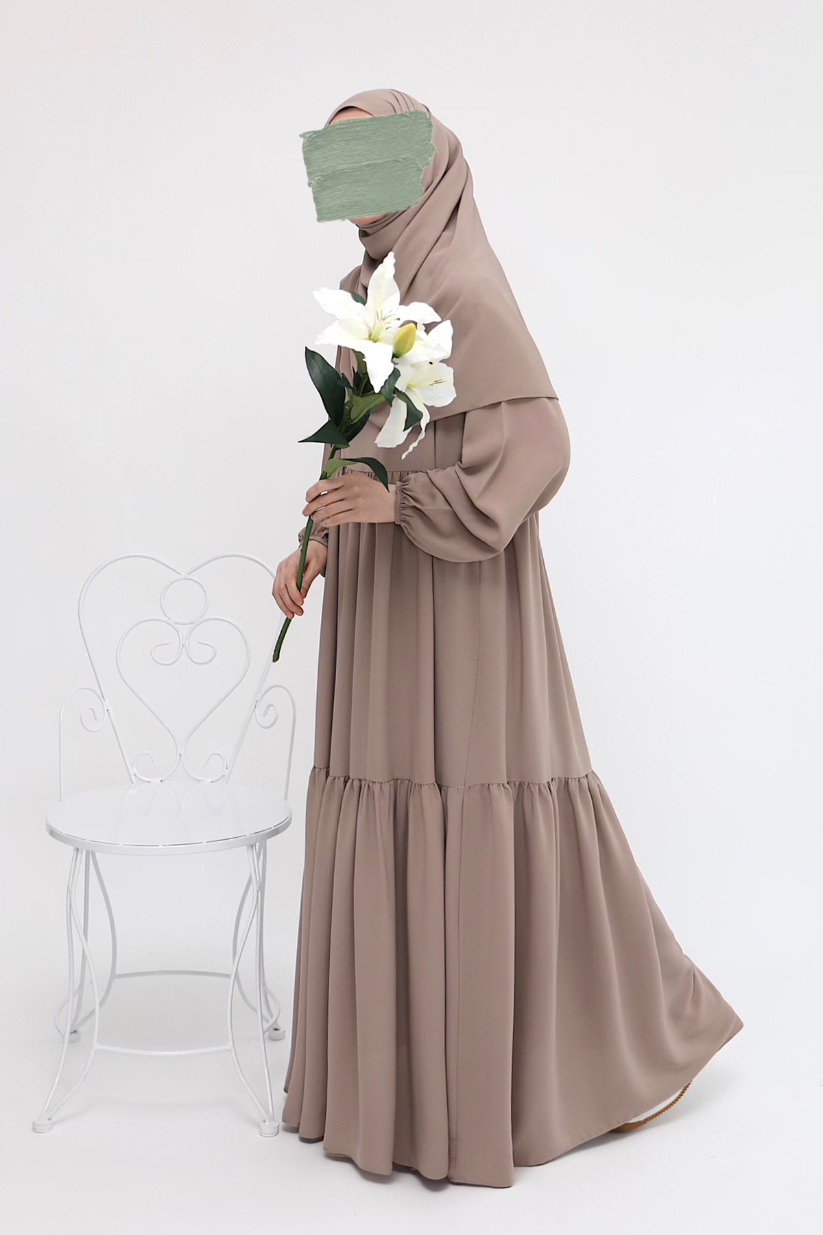 Nisa Elbise Ferace - Latte