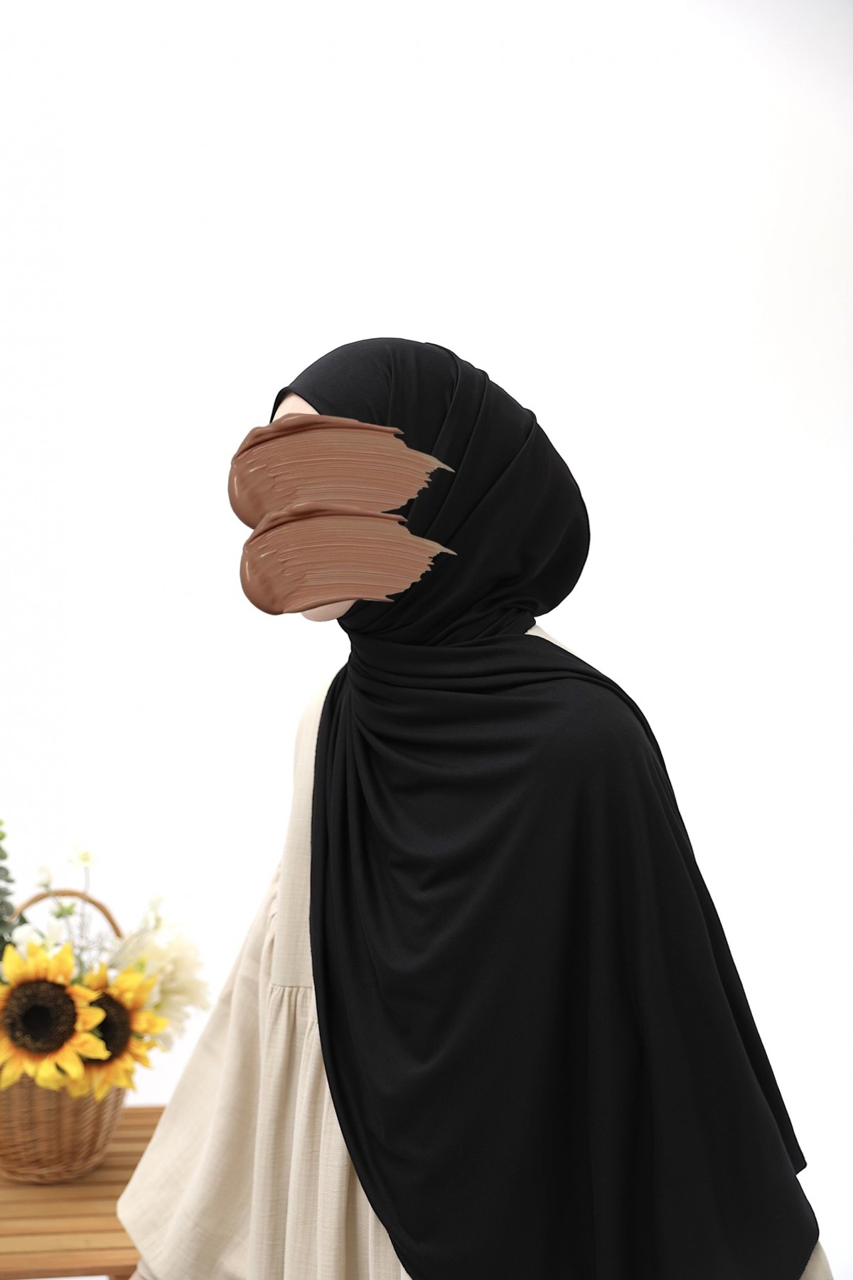 Penye Şal - Siyah