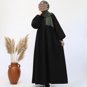 Ahsen Sweat Elbise - Siyah