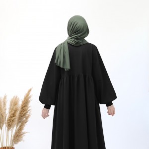 Ahsen Sweat Elbise - Siyah