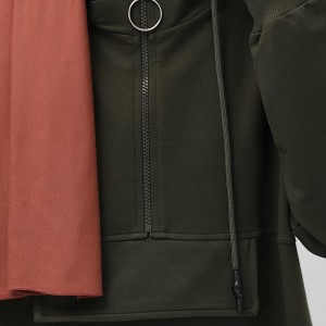 Kapşonlu Sweat - Haki