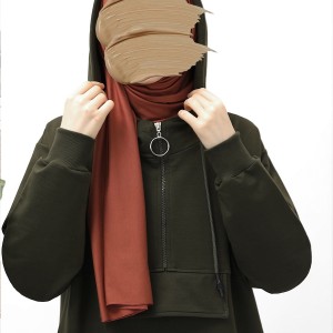 Kapşonlu Sweat - Haki