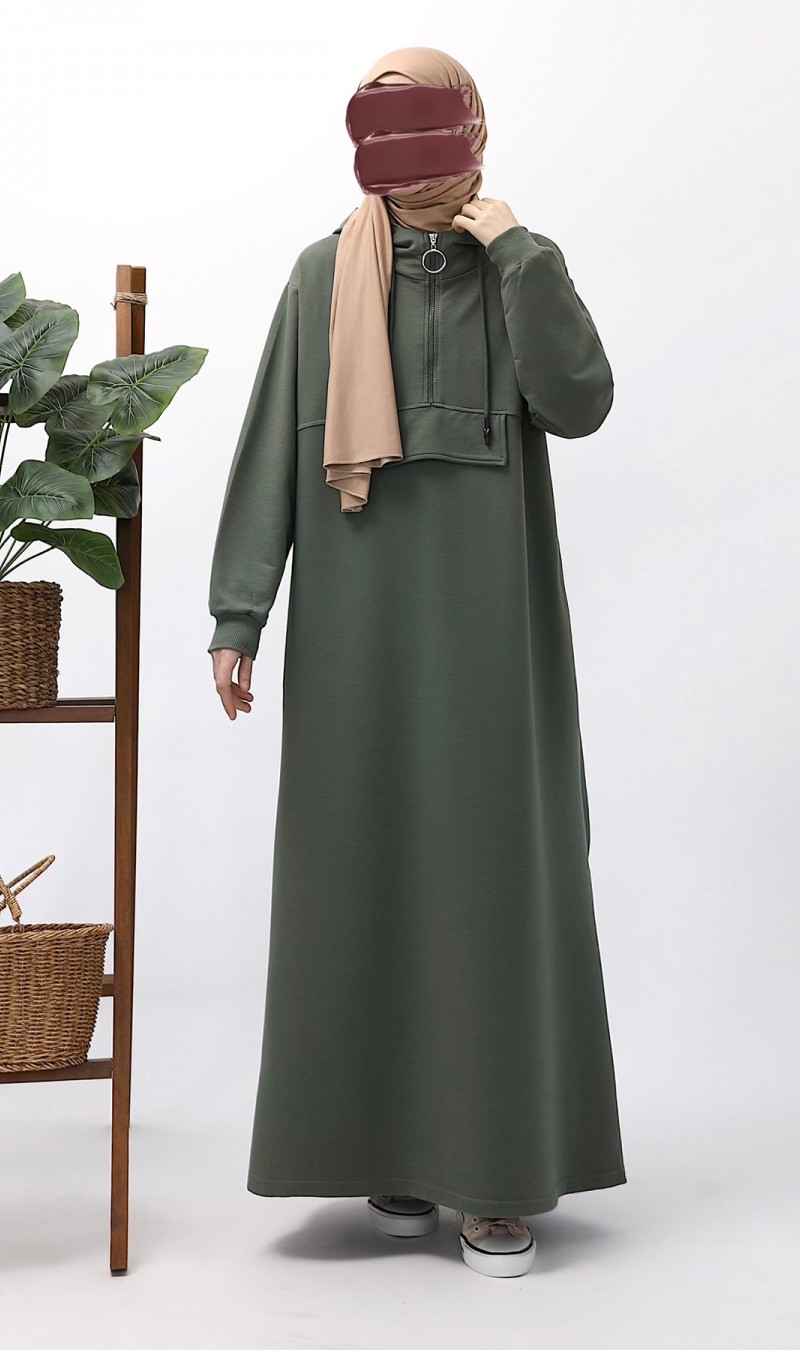 Kapşonlu Sweat - Mint