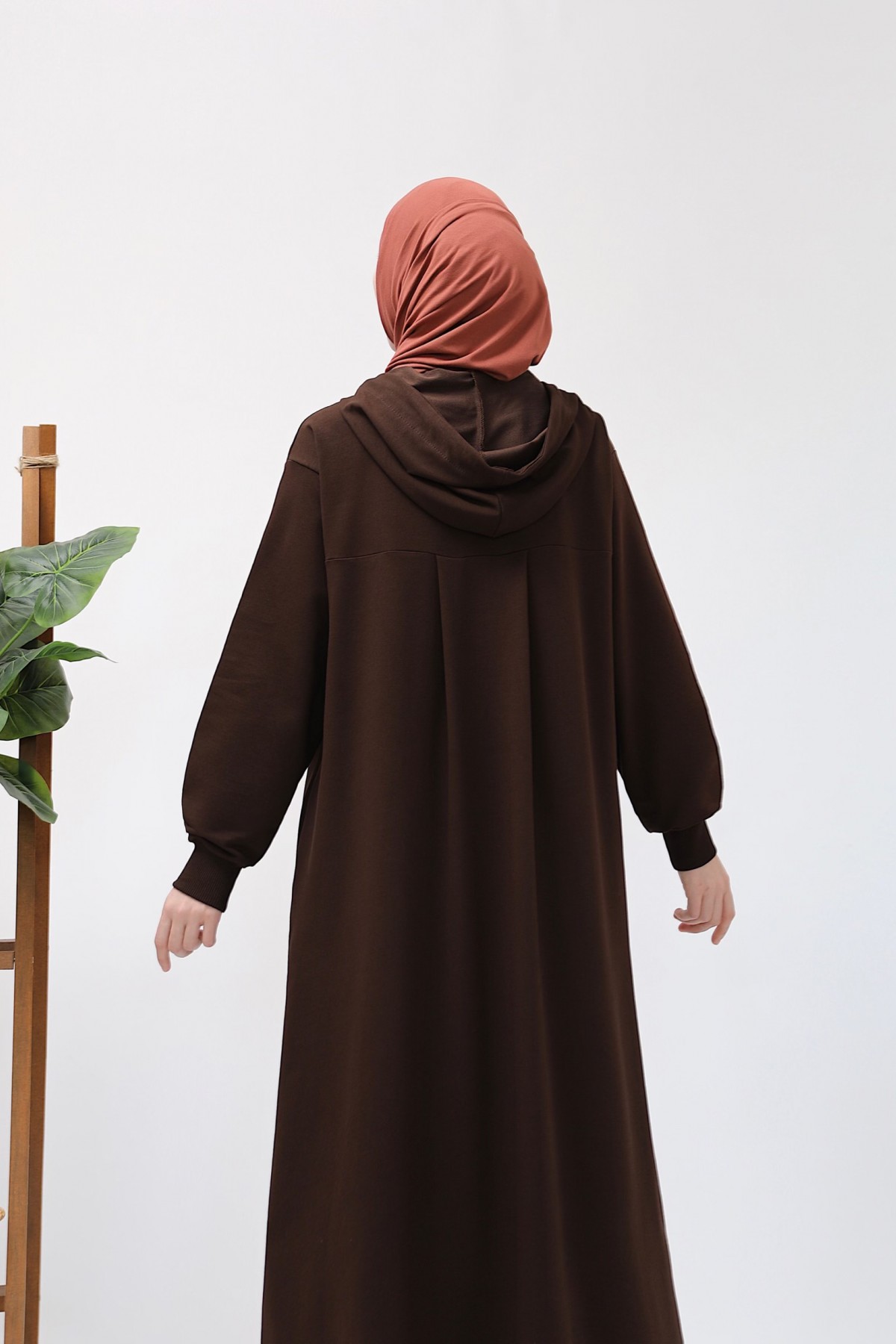 Kapşonlu Sweat - Acı Kahve