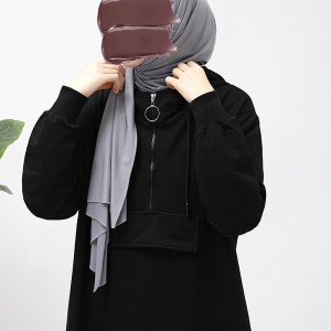Kapşonlu Sweat - Siyah
