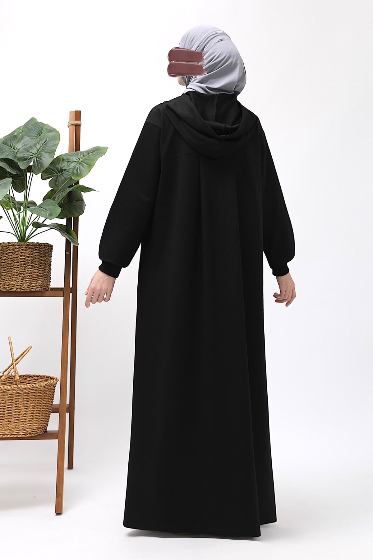 Kapşonlu Sweat - Siyah