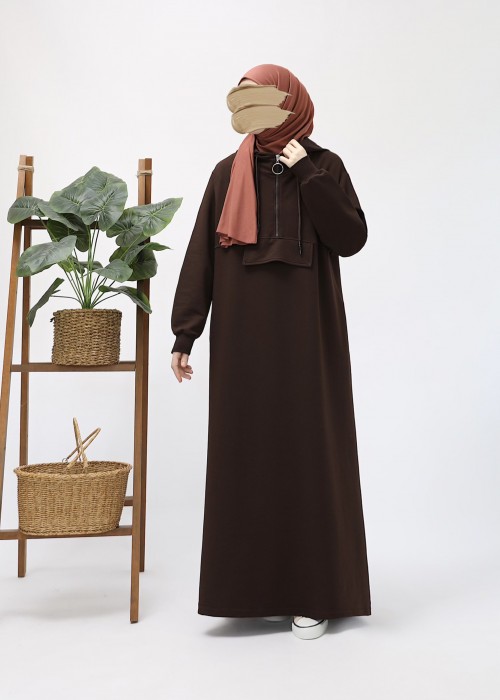 Kapşonlu Sweat - Acı Kahve