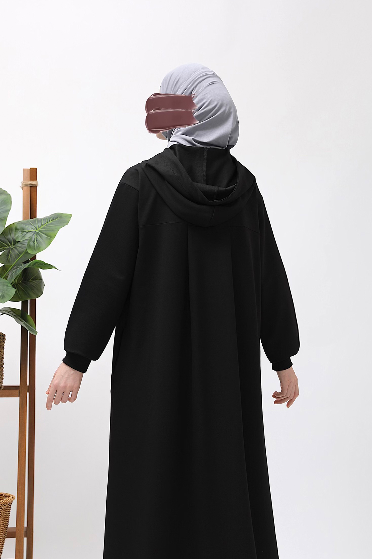 Kapşonlu Sweat - Siyah