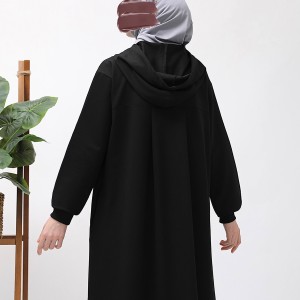 Kapşonlu Sweat - Siyah