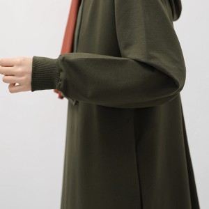 Kapşonlu Sweat - Haki