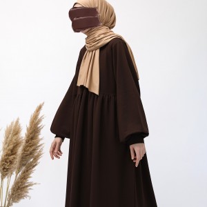 Ahsen Sweat Elbise - Acı Kahve