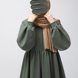 Ahsen Sweat Elbise - Mint