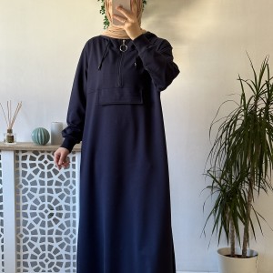 Kapşonlu Sweat - Lacivert