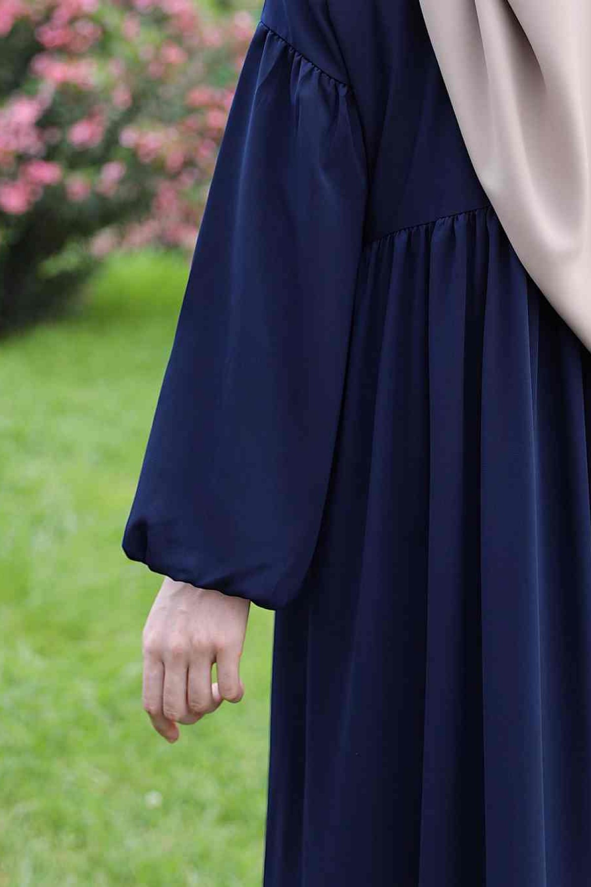 Rabia Elbise Ferace - Lacivert