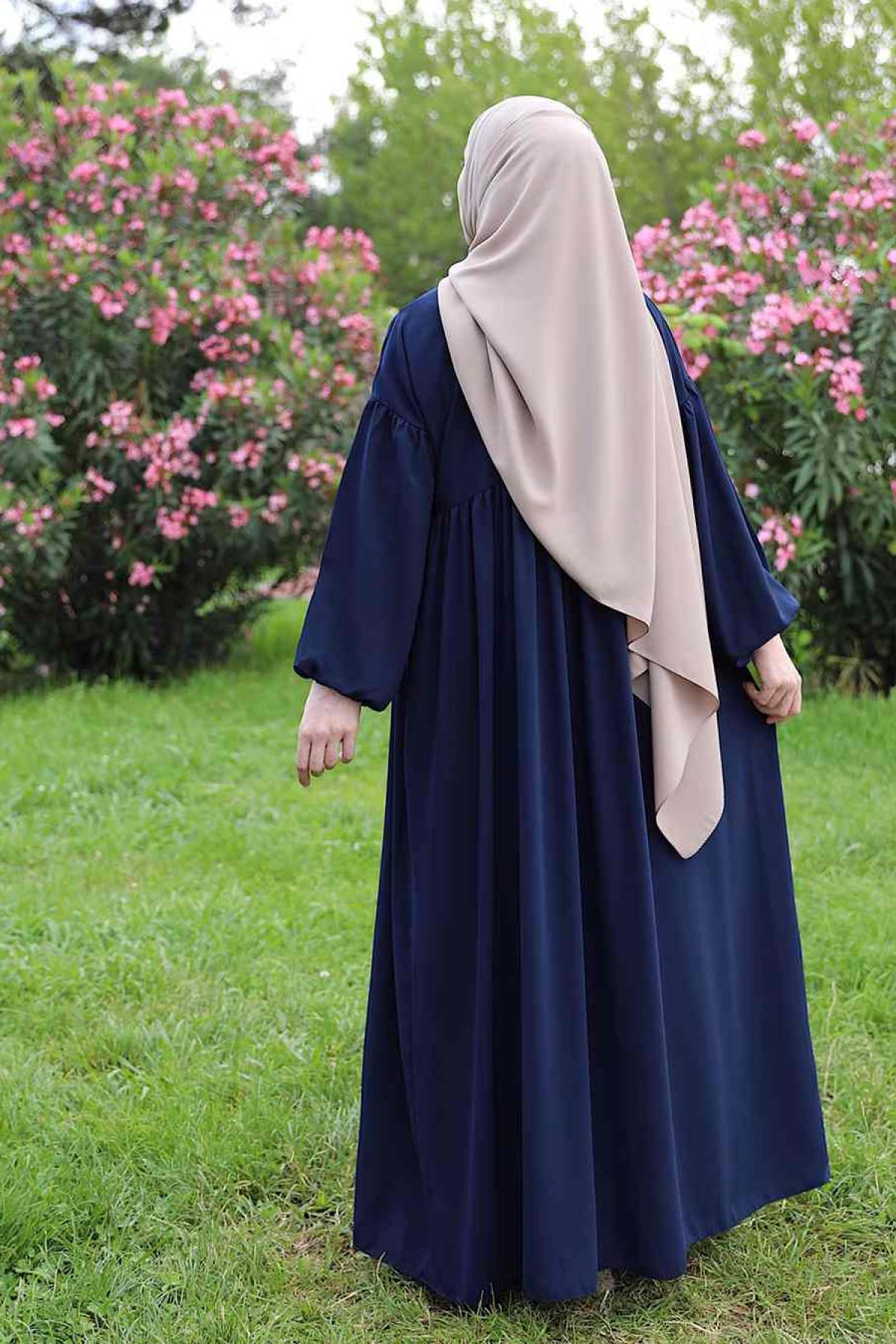 Rabia Elbise Ferace - Lacivert