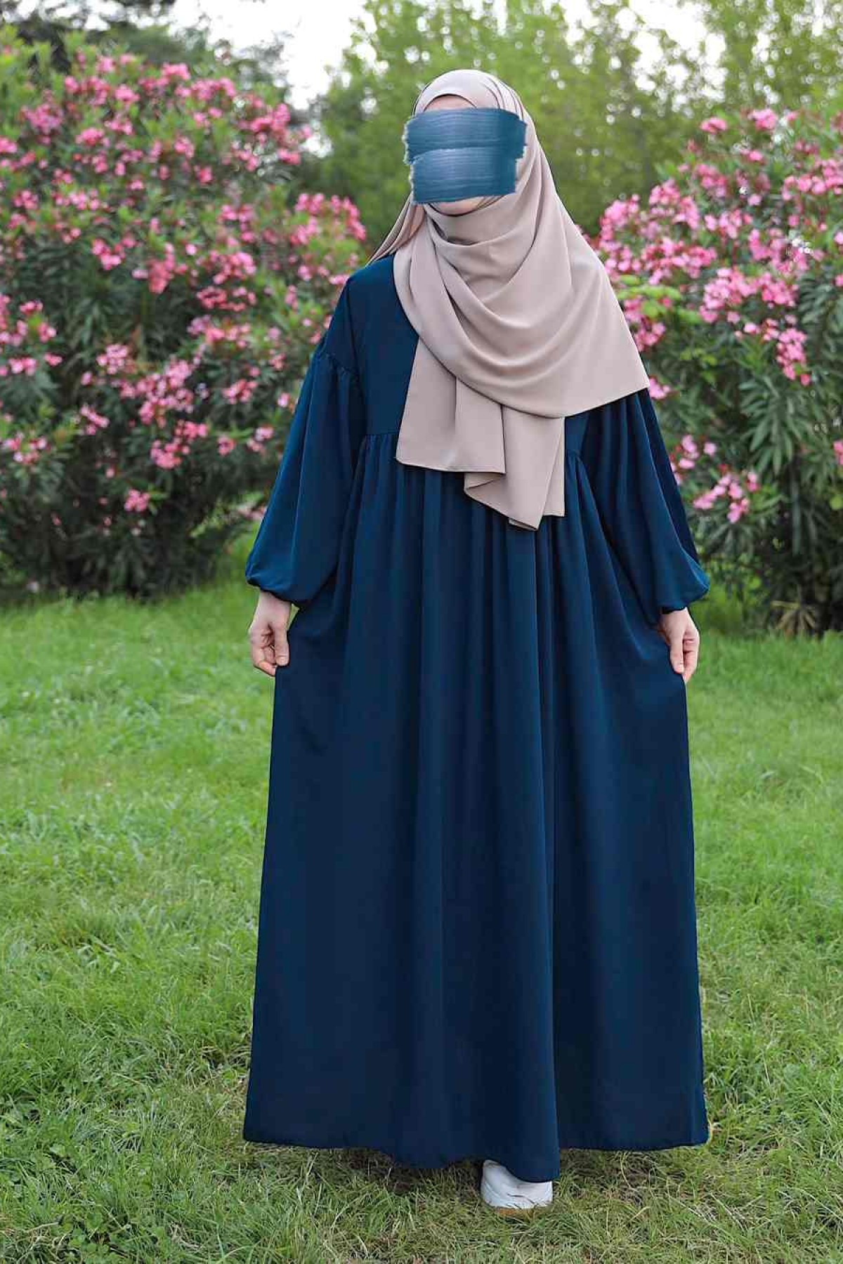 Rabia Elbise Ferace - Petrol Mavisi