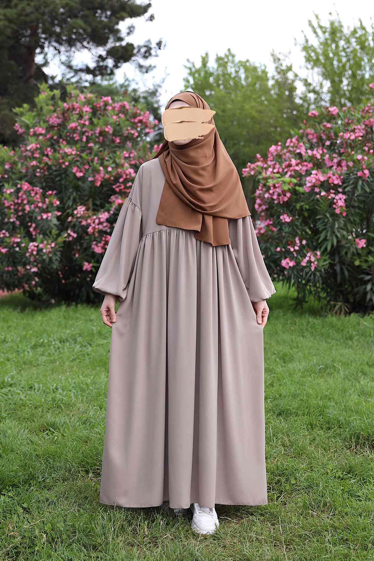 Rabia Elbise Ferace - Latte