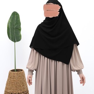 Eşarp Medine İpeği - Siyah