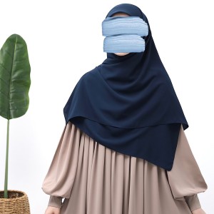 Eşarp Medine İpeği - Lacivert