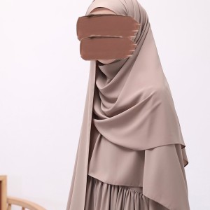 Medine İpeği Büyük Boy Şal - Latte