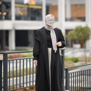 Şal Yaka Trençkot - Siyah