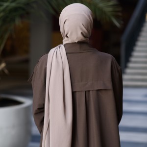 Şal Yaka Trençkot - Acı Kahve