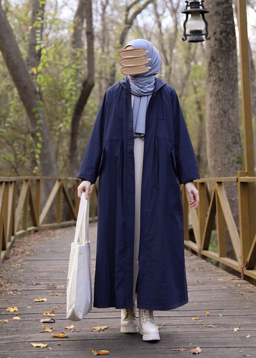 Yağmurluk - Lacivert